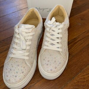 Betsey Johnson Sidny Ivory Sneakers